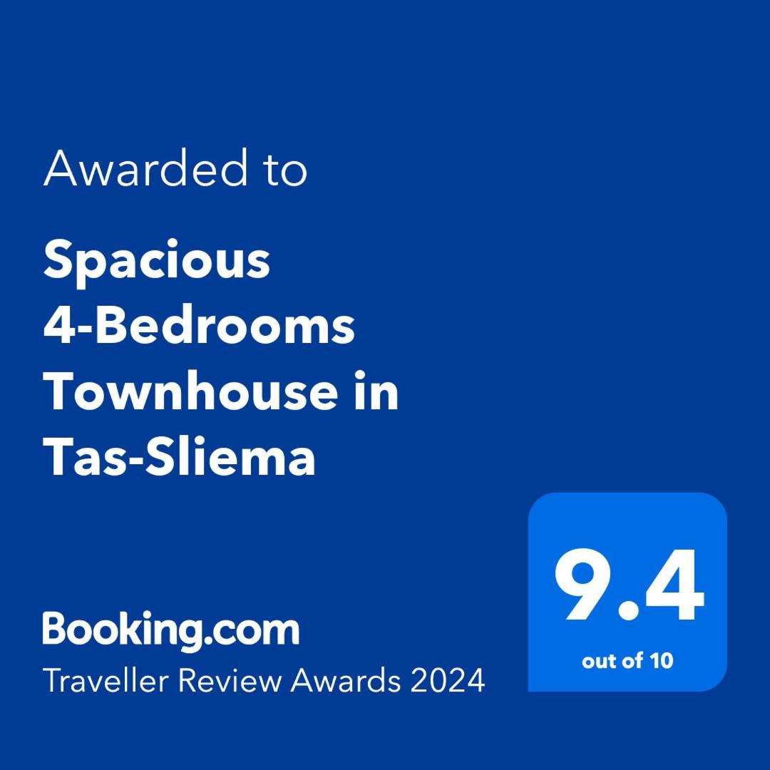 Spacious 4-Bedrooms Townhouse In Tas-Sliema Bagian luar foto